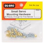DU-BRO 60 Pcs Dub114 Small Servo Mounting Hardware