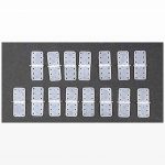 Du-Bro 119 7 16\ x 1-1 8\ Small Nylon Hinge 15-Pack