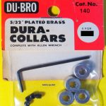 Du-Bro 140 5/32" Dura-Collar (4-Pack)