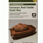Vallejo 78411 AFV German Red Oxide Oxid Rot