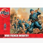 Airfix A01728 1:72 Scale WWI French Infantry Figures
