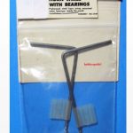 DUBRO 104 Strip Aileron Horn Wires with Bearings