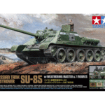 Tamiya Russian Tank Destroyer SU-85 with Weathering Master Set & 7 Figures