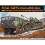 Trumpeter MAZ-537G with MAZ/ChMZAP-5247G
