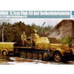 Trumpeter German 3,7cm Flak 43 Auf Selbstfahrlafette (Sd.Kfz.7/2) With Sd.Anhänger 52