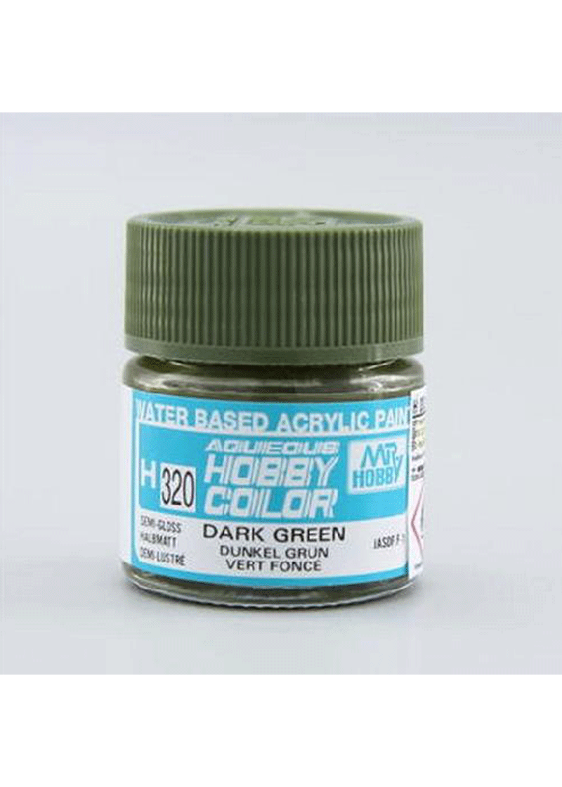 Mr Hobby Aqueous Hobby Colour - H320 Dark Green (10ml)