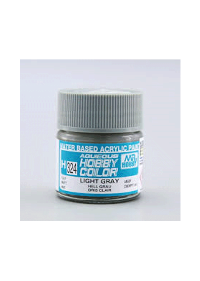 Mr Hobby Aqueous Hobby Colour - H324 Light Gray (10ml)
