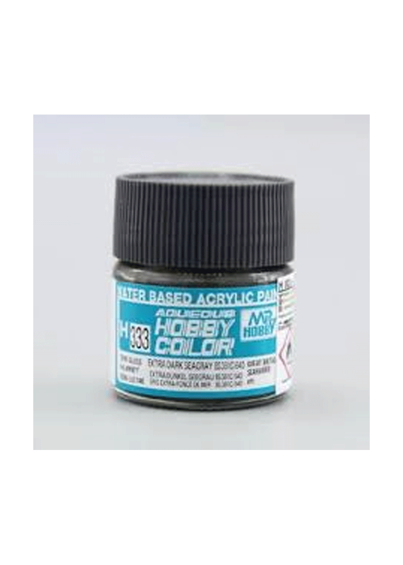 Mr Hobby Aqueous Hobby Colour - H333 Extra Dark Seagray BS381C/640 (10ml)