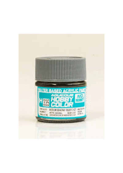 Mr Hobby Aqueous Hobby Colour - H335 Medium Seagray BS381C/637 (10ml)