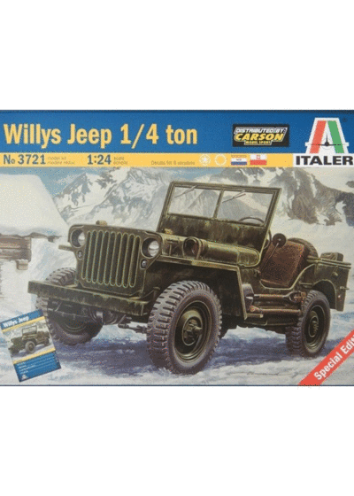 Italeri Willys Jeep 1/4 ton