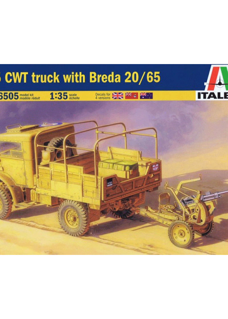 Italeri 15 CWT truck with Breda 20/65