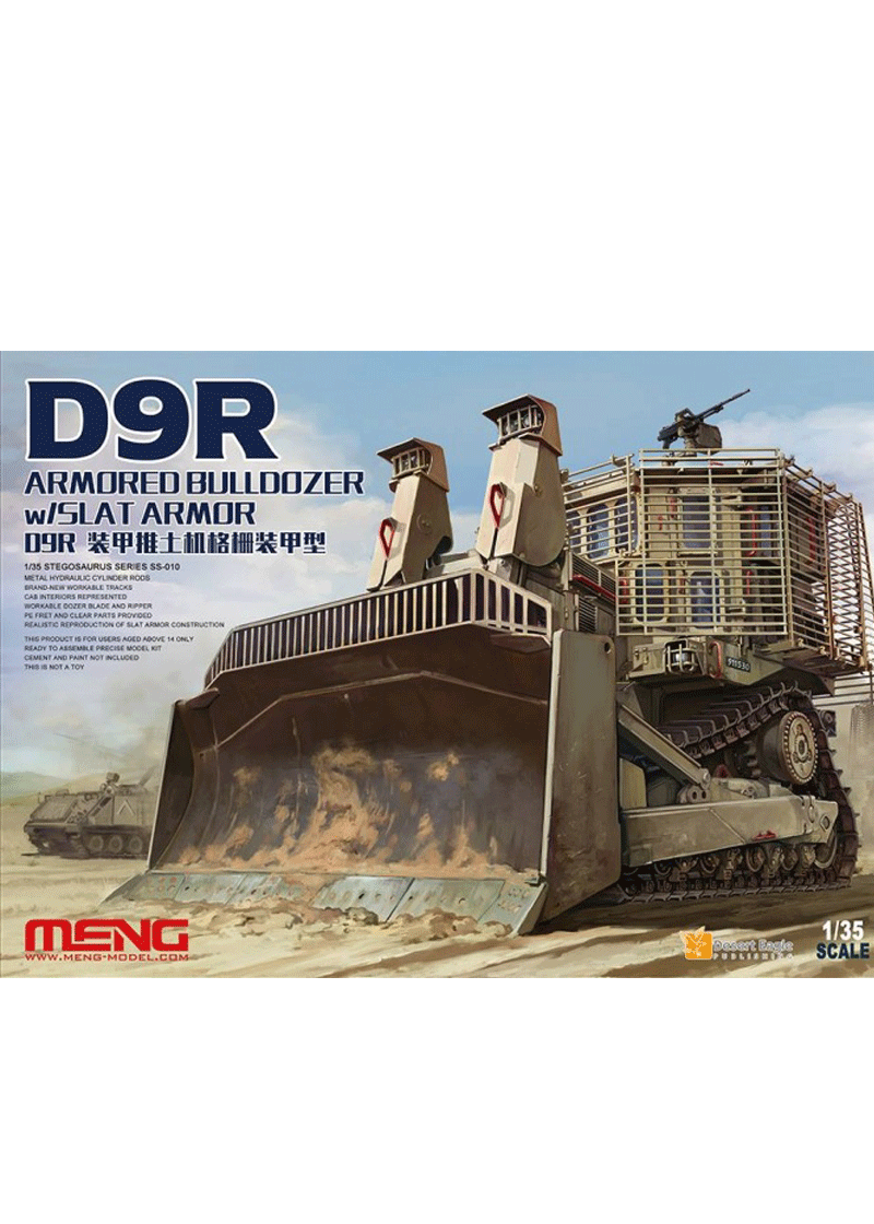 Meng D9R Armored Bulldozer w/slat Armor