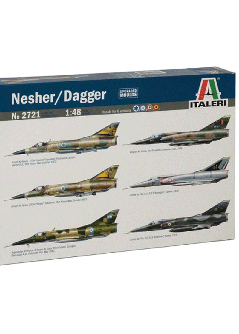 Italeri Nesher/Dagger Upgraded Moulds