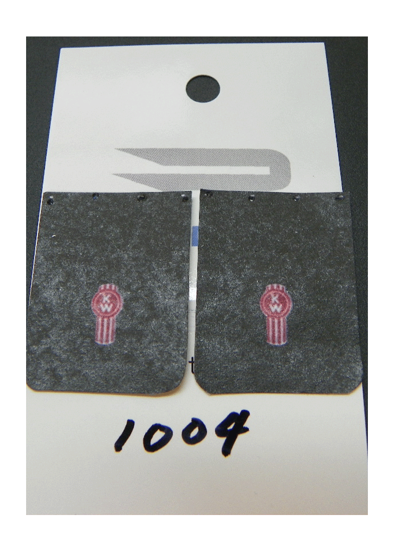 Plastic Dreams PTD 1004 Kenworth Truck Mud Flap Set