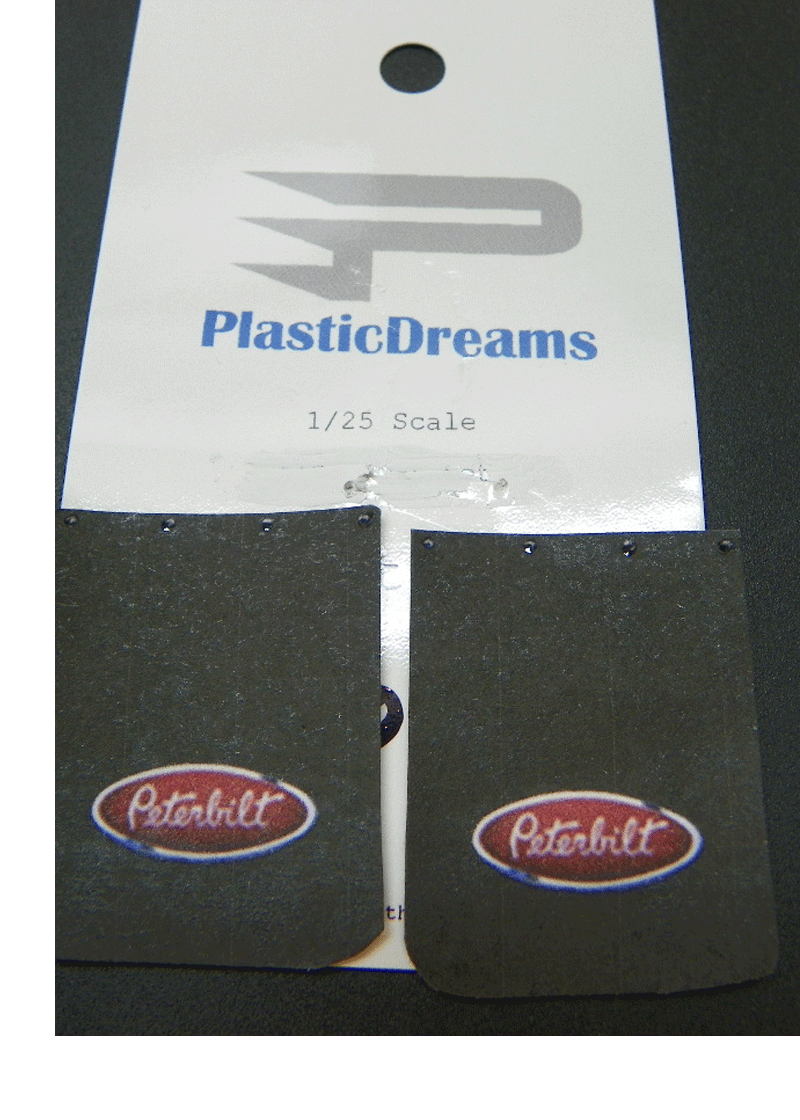 Plastic Dreams PTD 1006 Peterbilt Truck Mud Flap Set