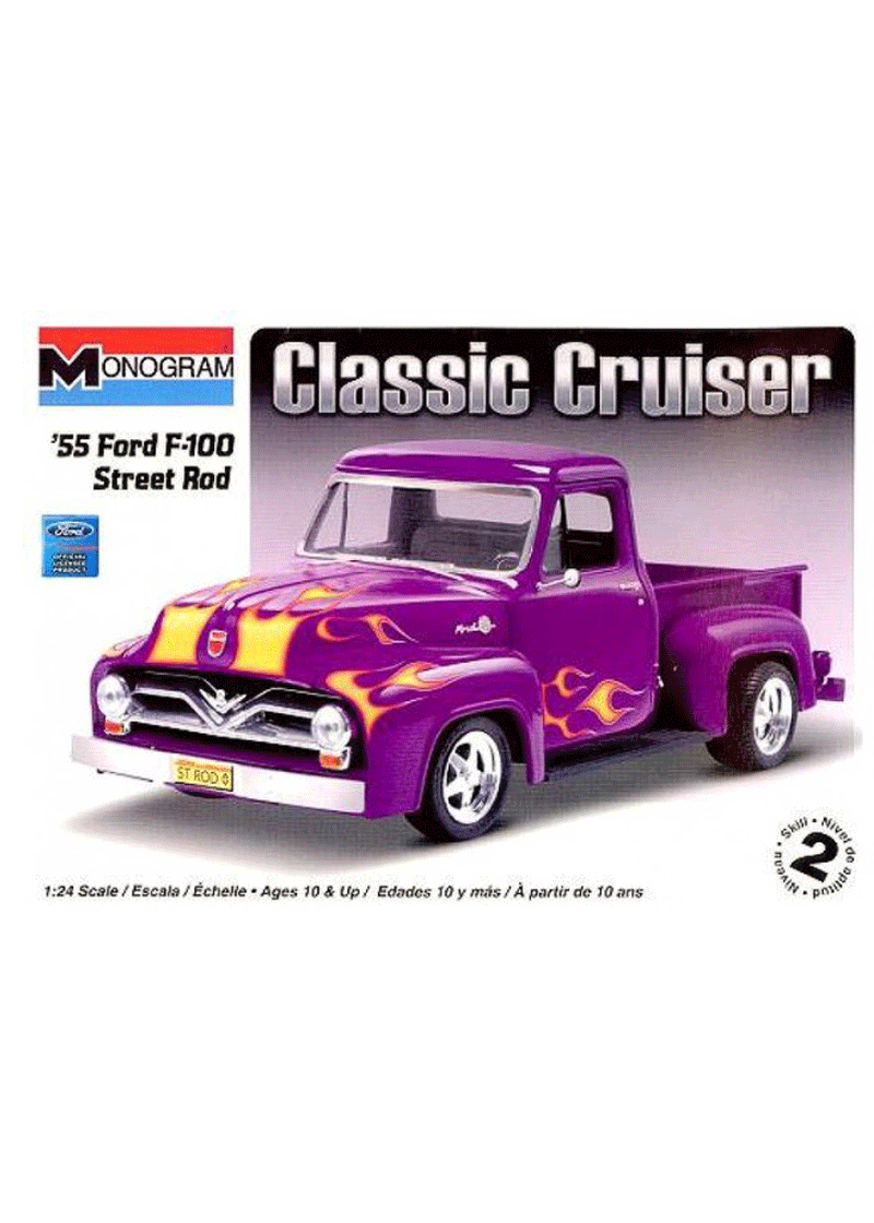 Monogram '55 Ford F-100 Street Rod Classic Cruiser