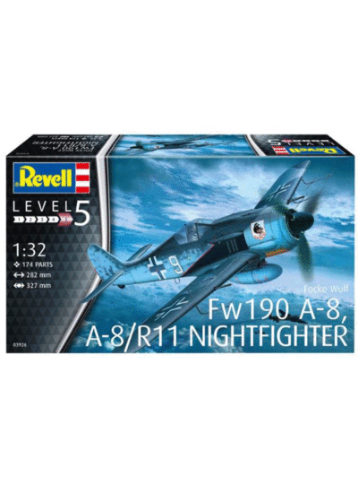 Revell 1/32 3926 Focke Wulf Fw190A-8, A-8/R11 Nightfighter