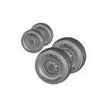 True Details 1/48 F-4S/J Phantom Wheel Set