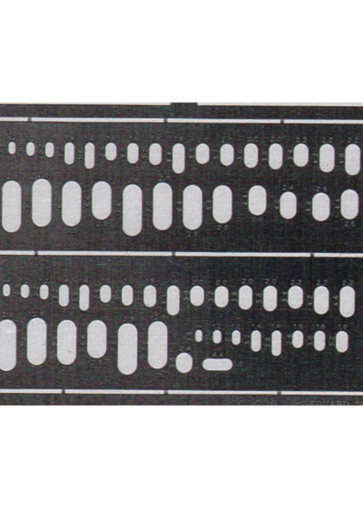 Eduard Ovals template Assorted sizes