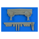 Aires Curtiss P-40B Warhawk wheel bay