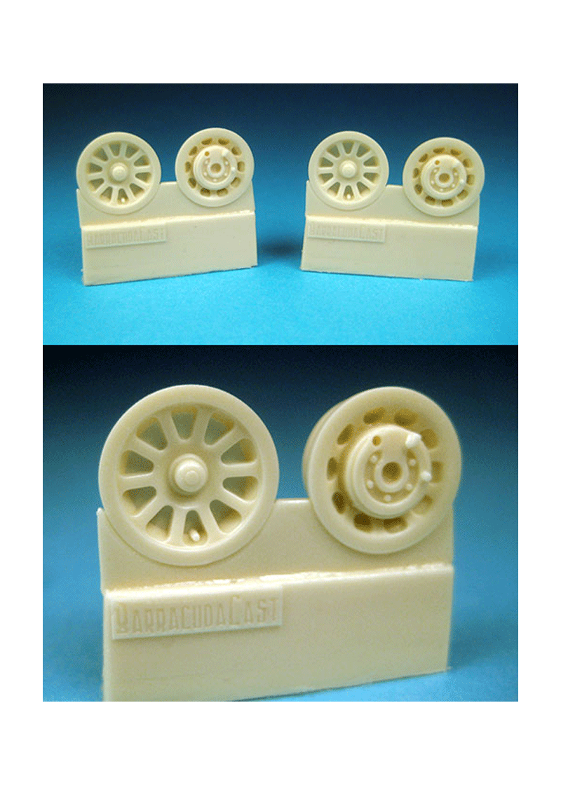 Barracuda Cast P-51 Mustang Mainwheel Hubs