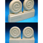 Barracuda Cast WWII Russian Fighter Mainwheels