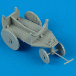 Quick Boost German WWII support cart for external fuel tank
