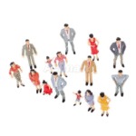 Painted Model People Figure Mixed Poses 1:25