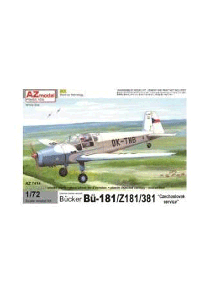 AZM Bucker Bu 181 / Bu 281 / Bu 381. Decals Czechoslovak service