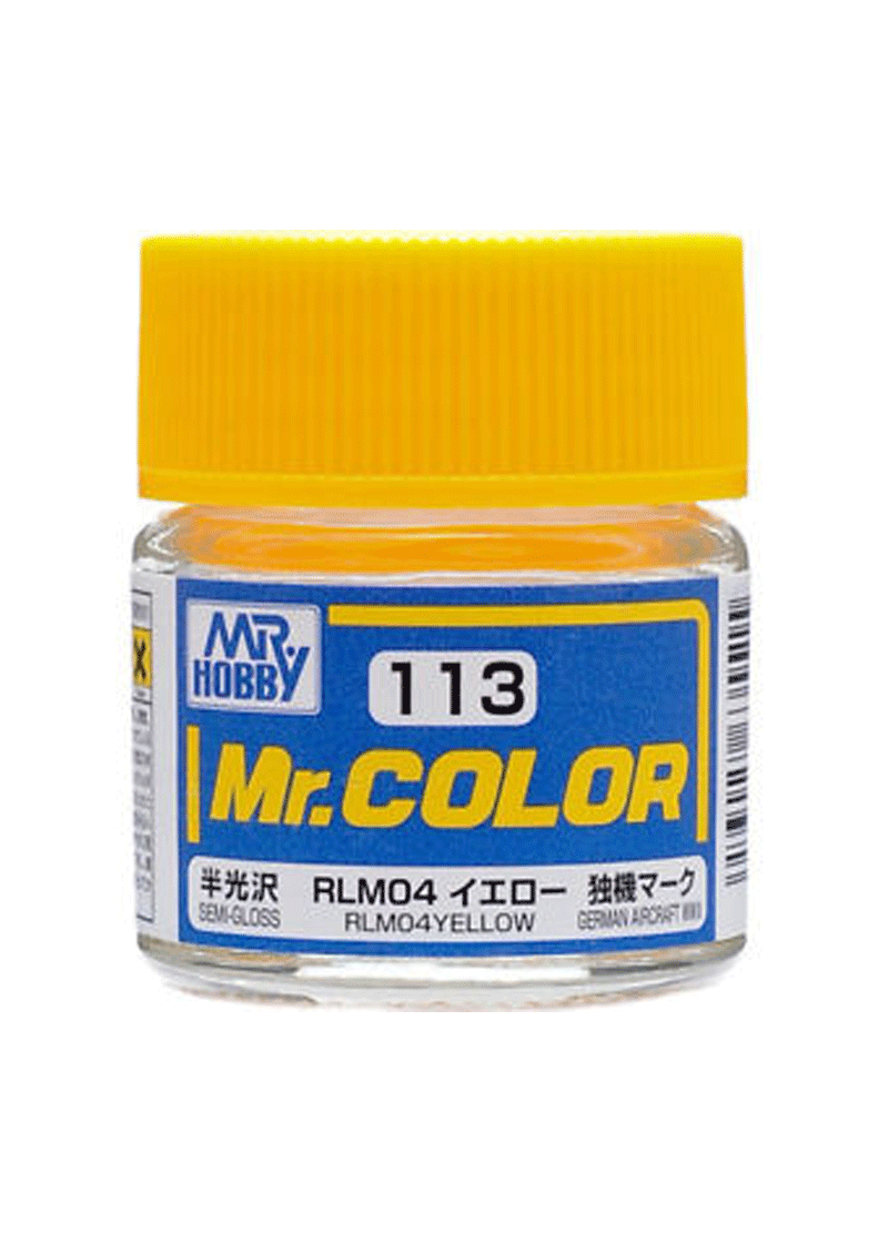Mr. Hobby #C113 Mr. Color Paint [semi-gloss] RLM04 Yellow