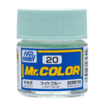Mr Hobby Color Lacquer C20 Light Blue Paint 10ml