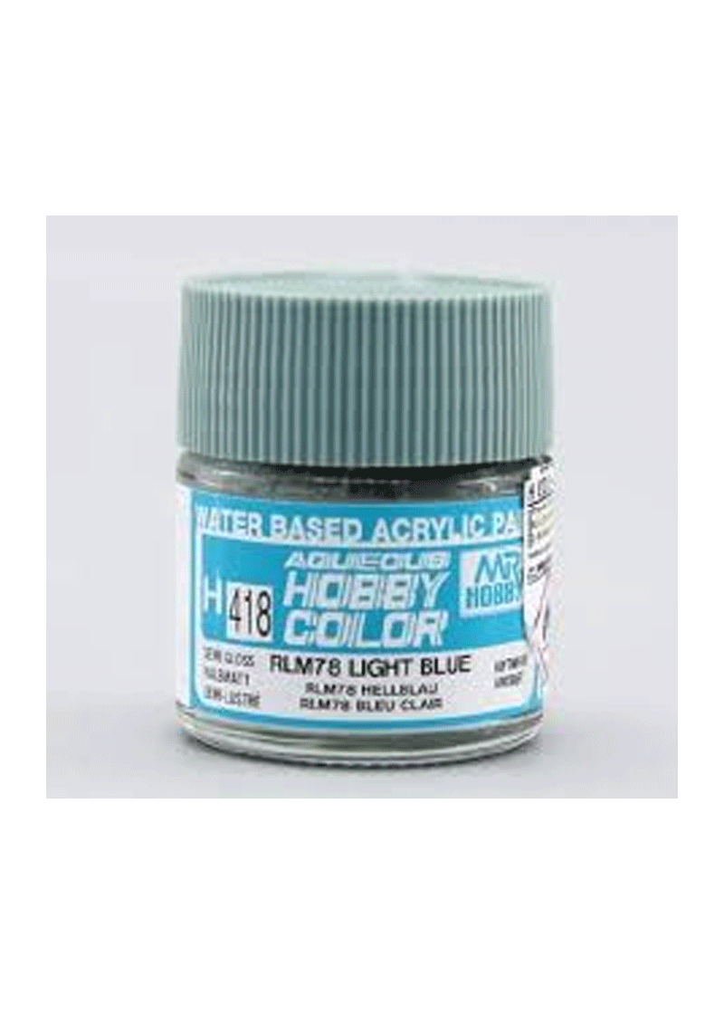 Mr Hobby Aqueous Color H418 RLM78 Light Blue