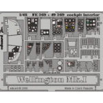 Eduard Wellington Mk. I cockpit interior 1/48