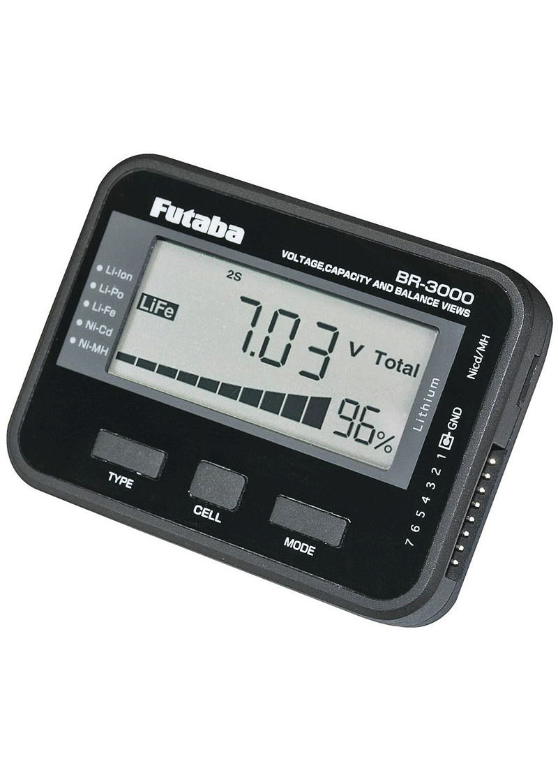 Futaba Battery Checker BR3000