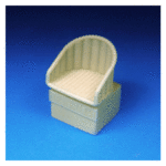 Barracuda British WWI Wicker Seat - No Belts