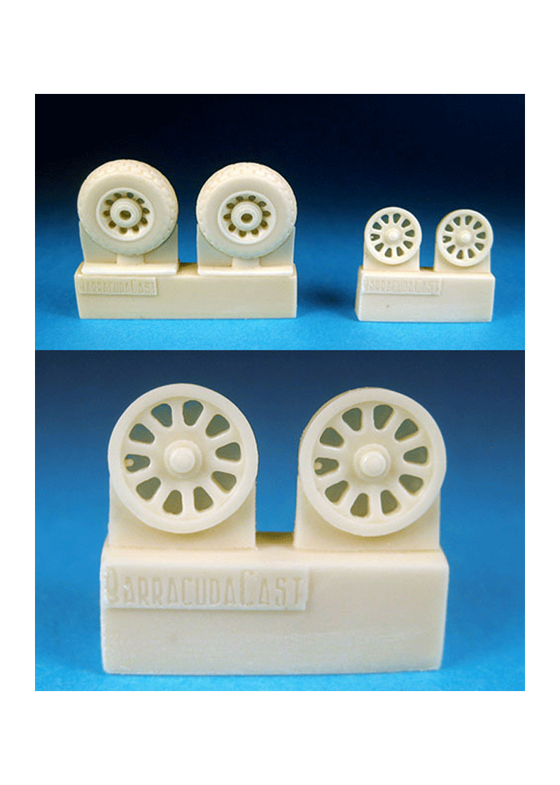 Barracuda P-51 Mustang Oval Tread Pattern Wheels