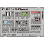 Eduard P-47D Placards