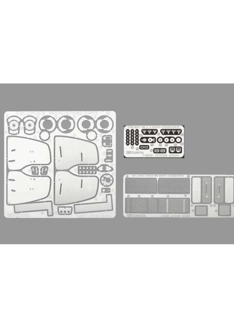 Tamiya 12639 1/20 Scale Grand Prix Lotus Type 79 PE Parts