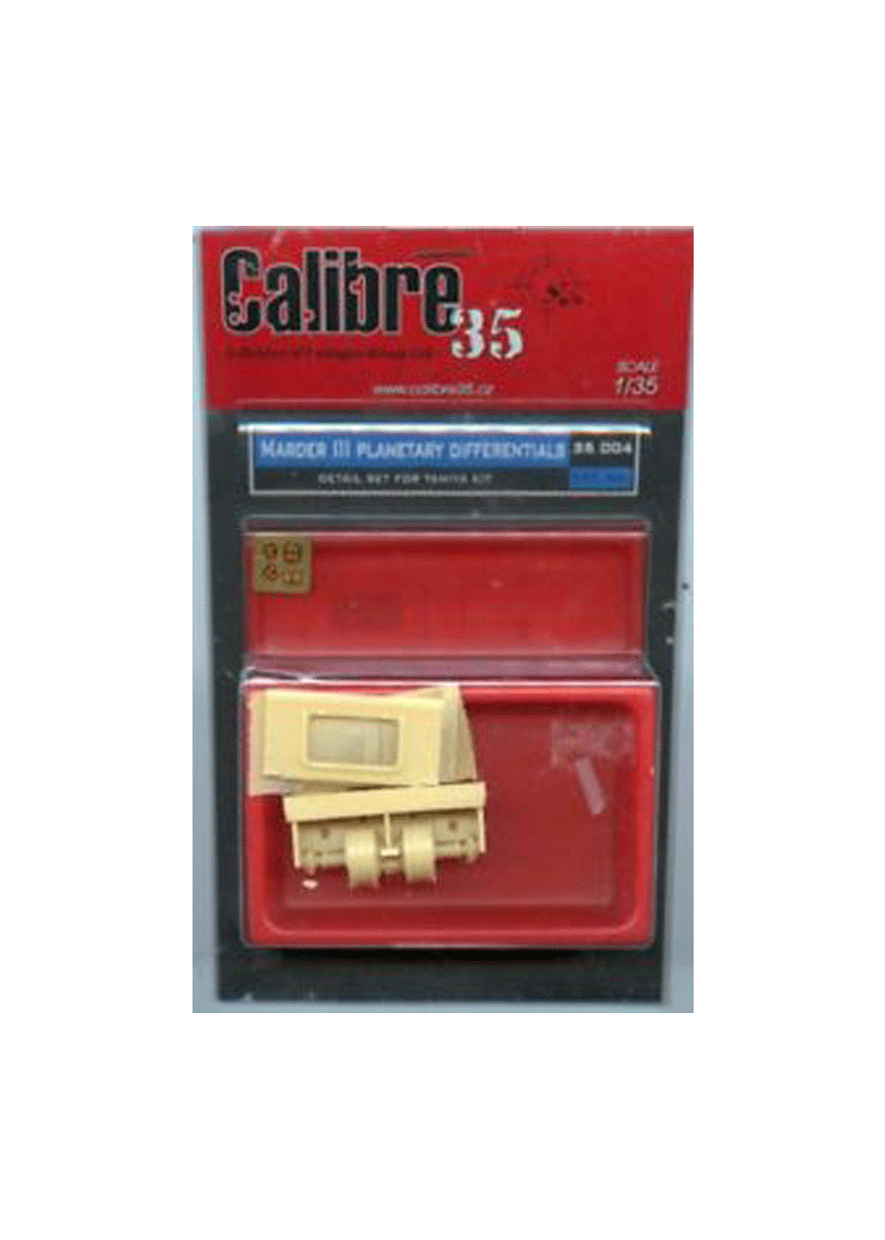 Calibre 35 Marder III Planetary Differentials Resin Detail