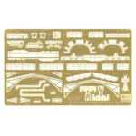 Hasegawa 40068 1/350 Photo Etch Detail Set IJN Battleship Mutsu