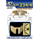 AFV Club 1/35 Pressed Brass Shield for Sd.kfz234/4 7.5cm Pak 40 anti tank gun