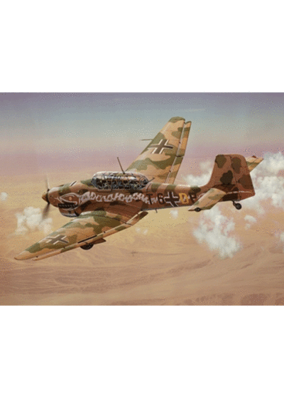 Italeri 1292 German Junkers JU-87 B2/R2 Stuka