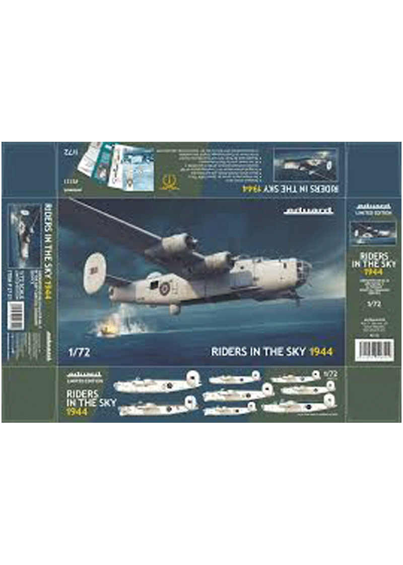 Eduard 1/72 WWII Liberator GR Mk.V Bomber - Riders in the Sky 1944
