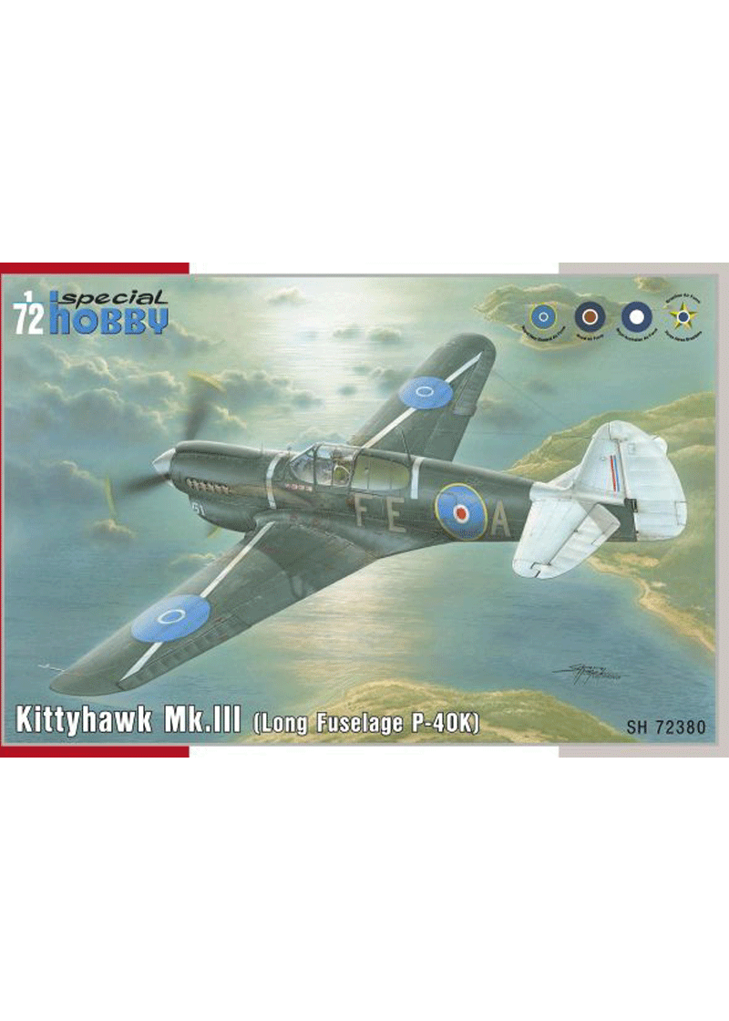 Special Hobby Kittyhawk Mk. III "P-40 K Long Fuselage" 1/72