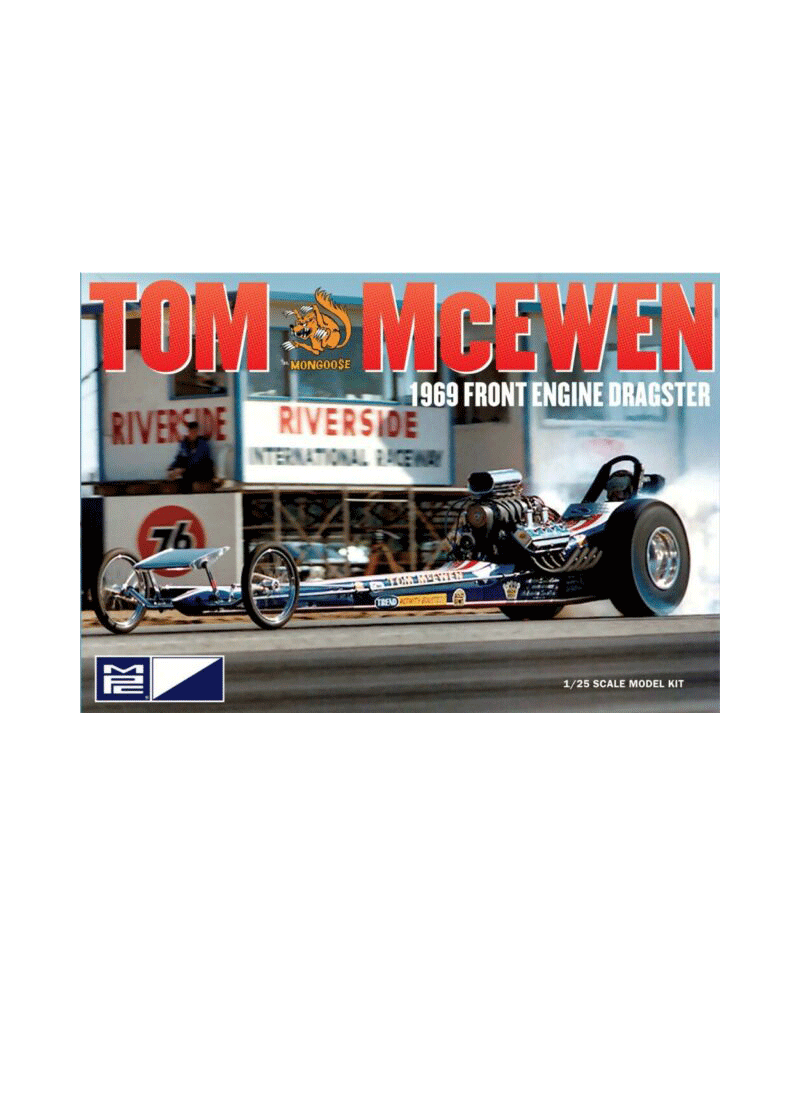 MPC Tom McEwen 1969 Front Engine Dragster