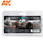 AK Interactive Exhaust Stains Weathering Set (AIR SERIES)