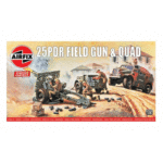 Airfix Vintage Classics - 25pdr Field Gun & Quad 1:76