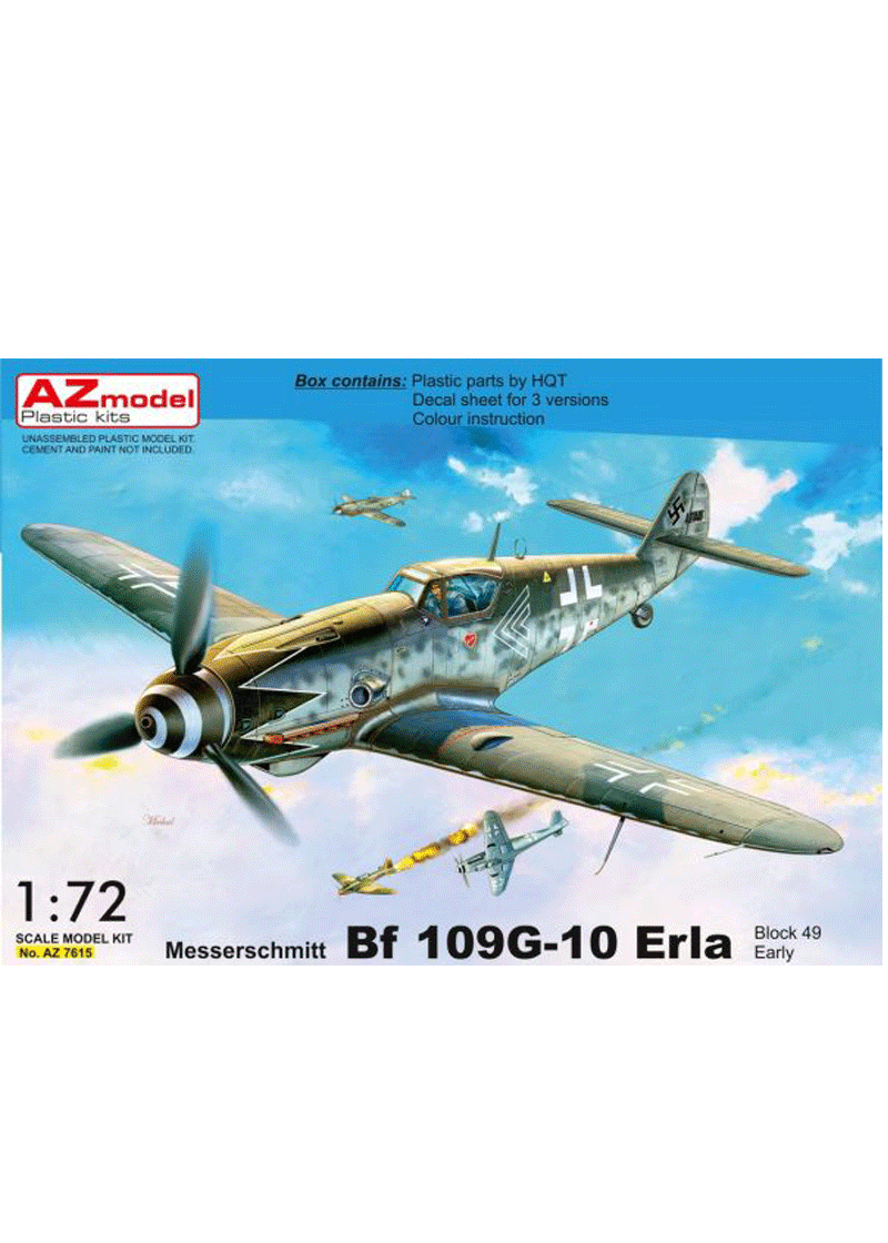 AZ Models Messerschmitt Bf-109G-10 Erla "Block 49 Early"