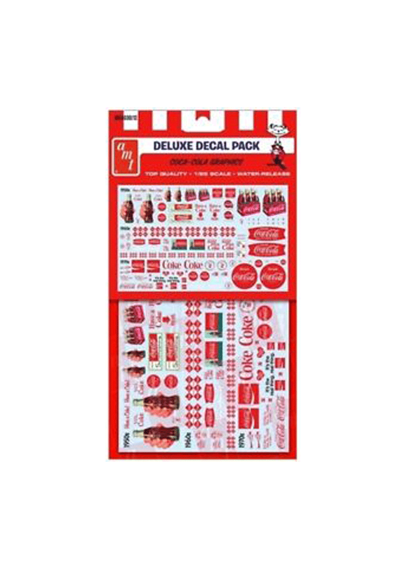 AMT Coca-Cola Decal Pack (1/25) (fs)