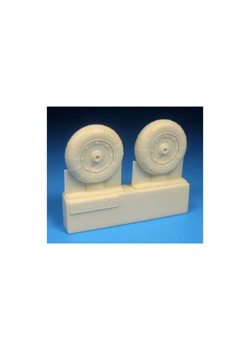 Barracuda Bf 109G-10 and Bf 109K-4 Mainwheels 1/48 Scale
